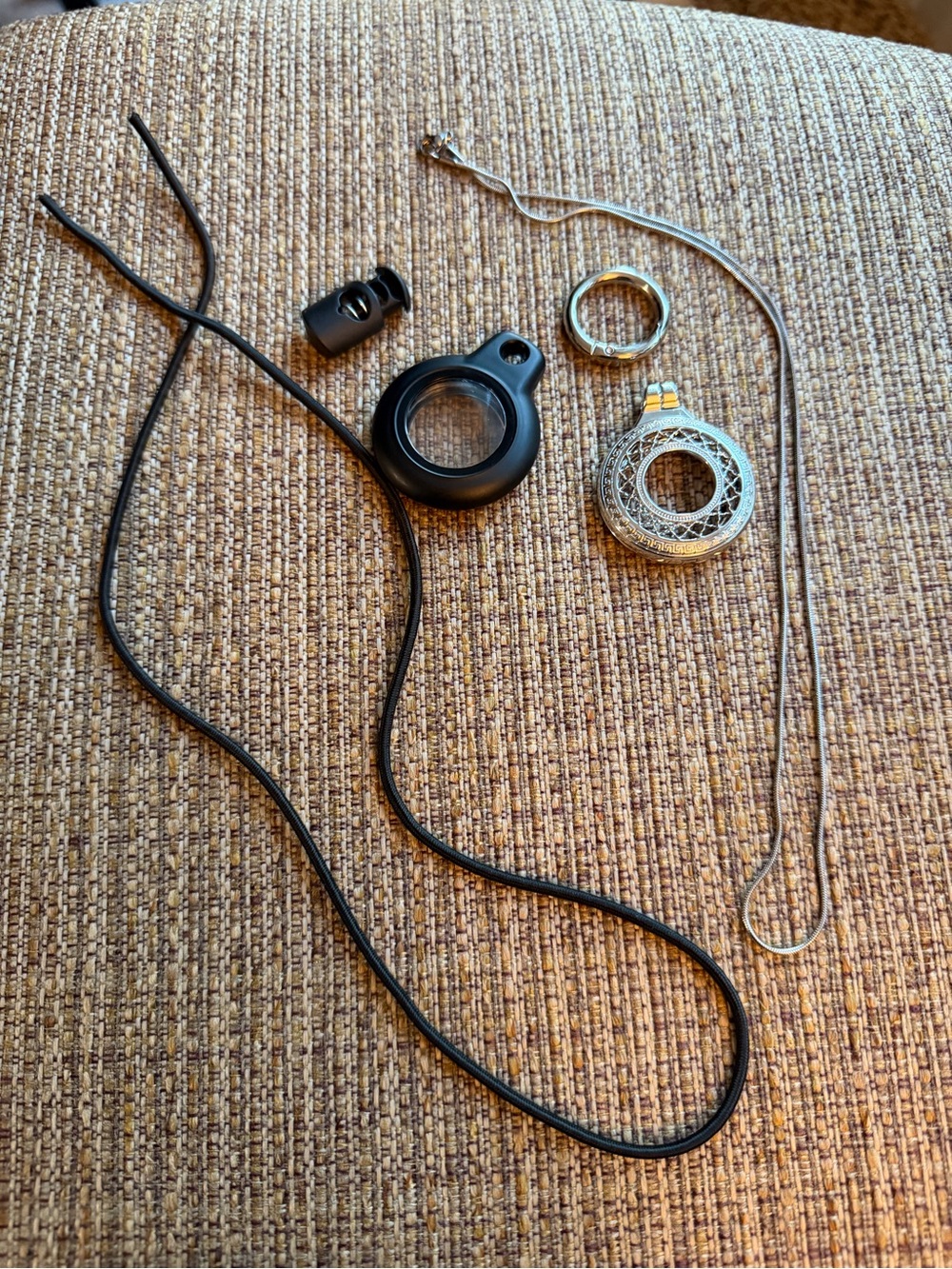 New - 3 AirTag holders w/options to make it a keychain or necklace.